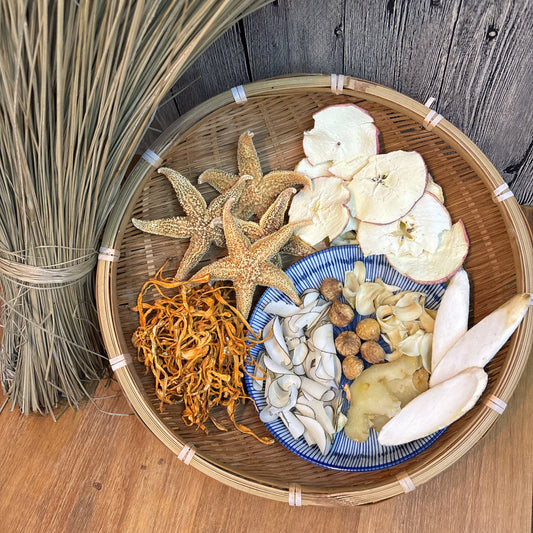 海星蘋果海竹頭海底椰湯