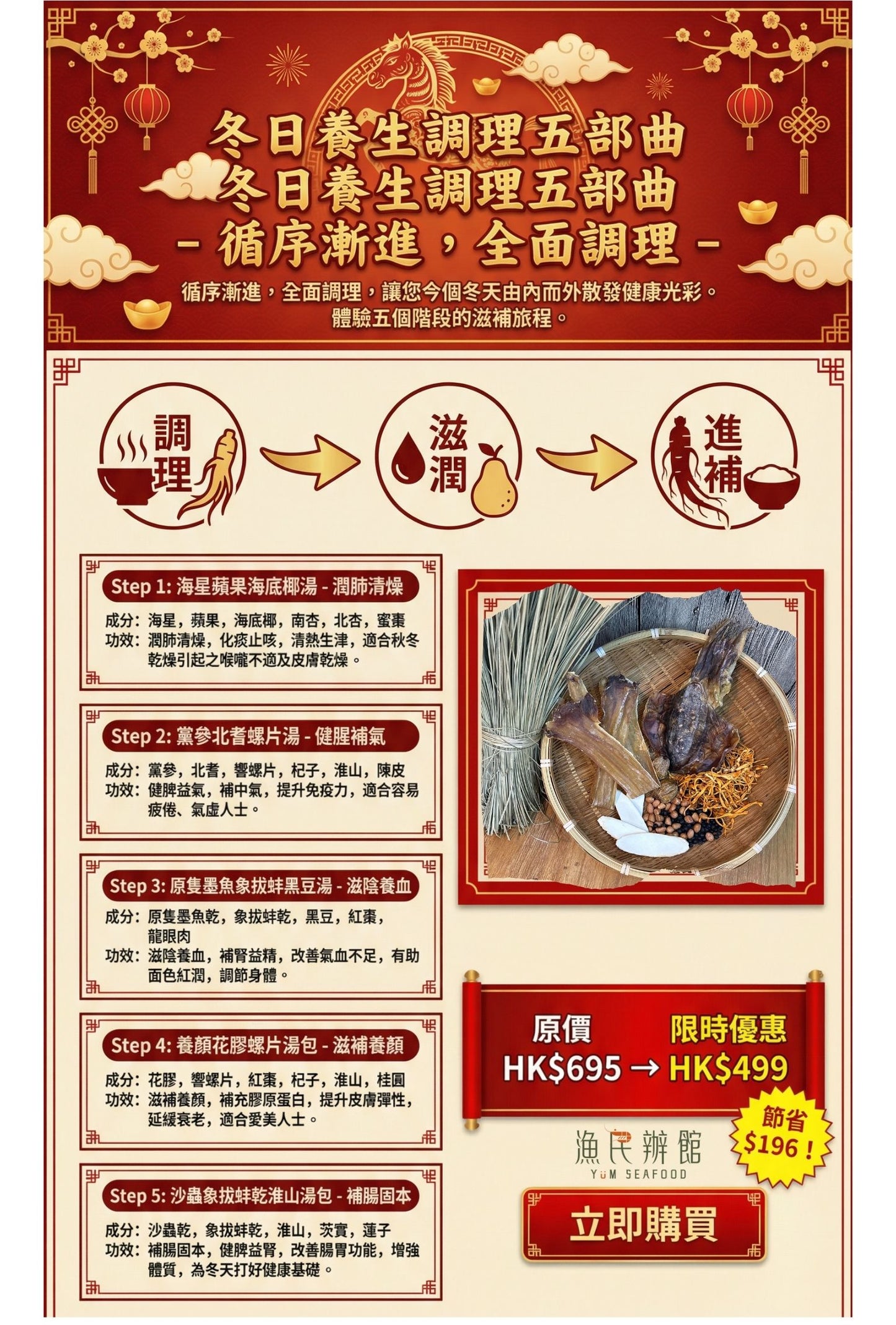 冬日養生調理五部曲